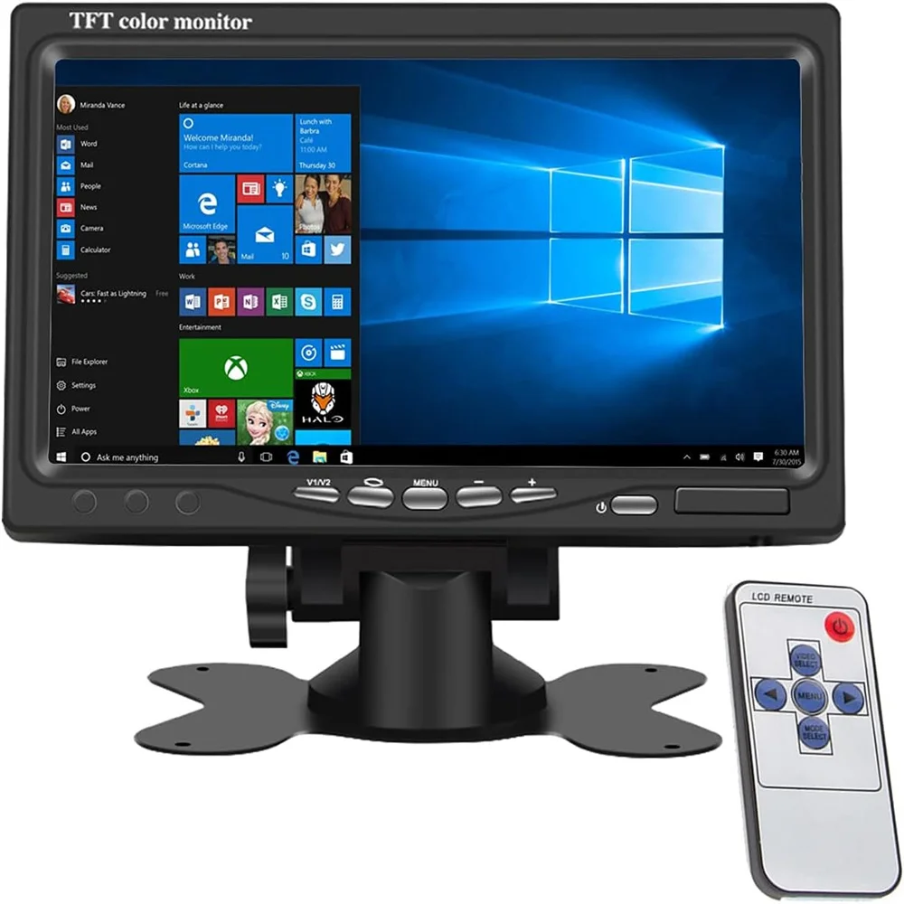 7-дюймовый ЖК-монитор для автомобиля с видеовходом HDMI VGA RCA, разрешение 1024x 600, 7-дюймовый TFT ЖК-экран, IPS-панель, маленький ЖК-монитор для автомобиля
7-дюймовый ЖК-монитор для автомобиля с видеовходом HDMI VGA RCA, разрешение 1024x 600, 7-дюймовый TFT ЖК-экран, IPS-панель, маленький ЖК-монитор для автомобиля