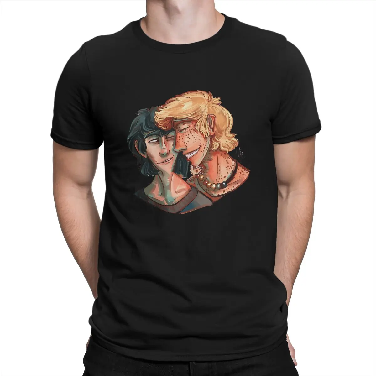 Men's T-Shirt Happy Solangelo Funny Pure Cotton Tee Shirt Short Sleeve Percy Jackson T Shirt O Neck Tops Birthday Present
Men's T-Shirt Happy Solangelo Funny Pure Cotton Tee Shirt Short Sleeve Percy Jackson T Shirt O Neck Tops Birthday Present