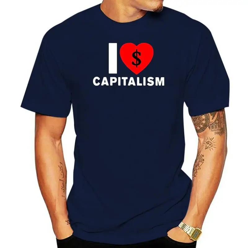 Футболка с надписью «I Love футболка Capitalism», Мужская футболка с принтом, хлопковая футболка с коротким рукавом
Футболка с надписью «I Love футболка Capitalism», Мужская футболка с принтом, хлопковая футболка с коротким рукавом