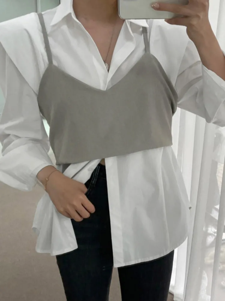 Oversized 2PCS Women Sets 2022 Fashion OL Tops Tunic ZANZEA Elegant Casual Solid Long Sleeve Shirts Lace Up Back Bandage Vest
Oversized 2PCS Women Sets 2022 Fashion OL Tops Tunic ZANZEA Elegant Casual Solid Long Sleeve Shirts Lace Up Back Bandage Vest