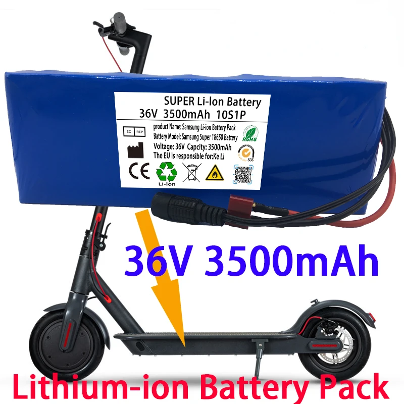 2022 New 36V Battery 10S1P 3500mAh 42V 3.5Ah 18650 Lithium Ion Battery Pack Ebike Electric Car Bicycle Scooter 20A BMS 350W 500W
2022 New 36V Battery 10S1P 3500mAh 42V 3.5Ah 18650 Lithium Ion Battery Pack Ebike Electric Car Bicycle Scooter 20A BMS 350W 500W