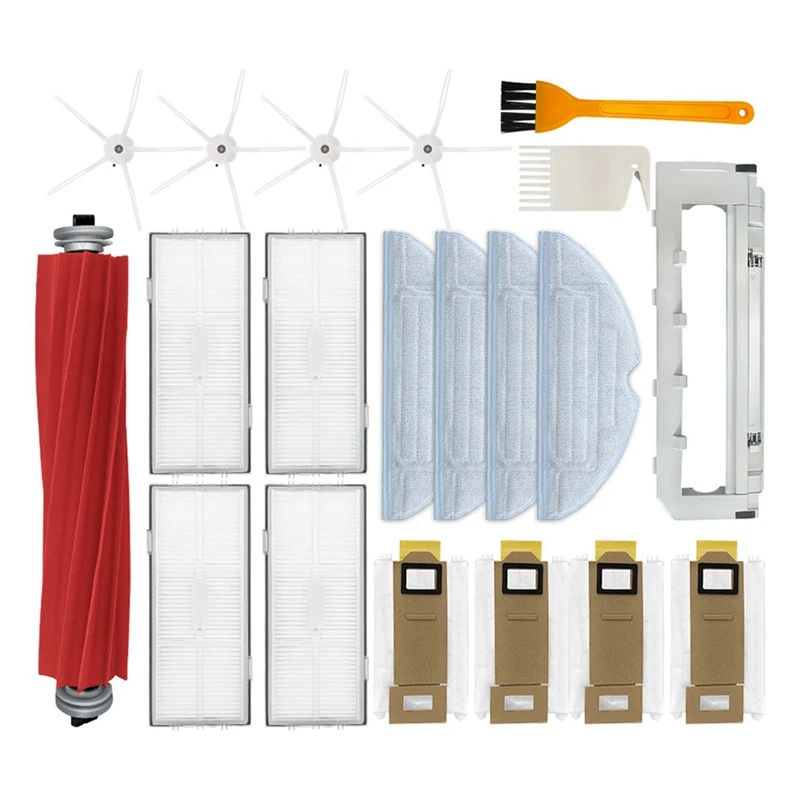 For Roborock S7 / S70 / S75/S7 Max/S7 Maxv/T7S/T7S Plus Spare Parts Accessories Main Side Brush Hepa Filter Mop Dust Bag
For Roborock S7 / S70 / S75/S7 Max/S7 Maxv/T7S/T7S Plus Spare Parts Accessories Main Side Brush Hepa Filter Mop Dust Bag