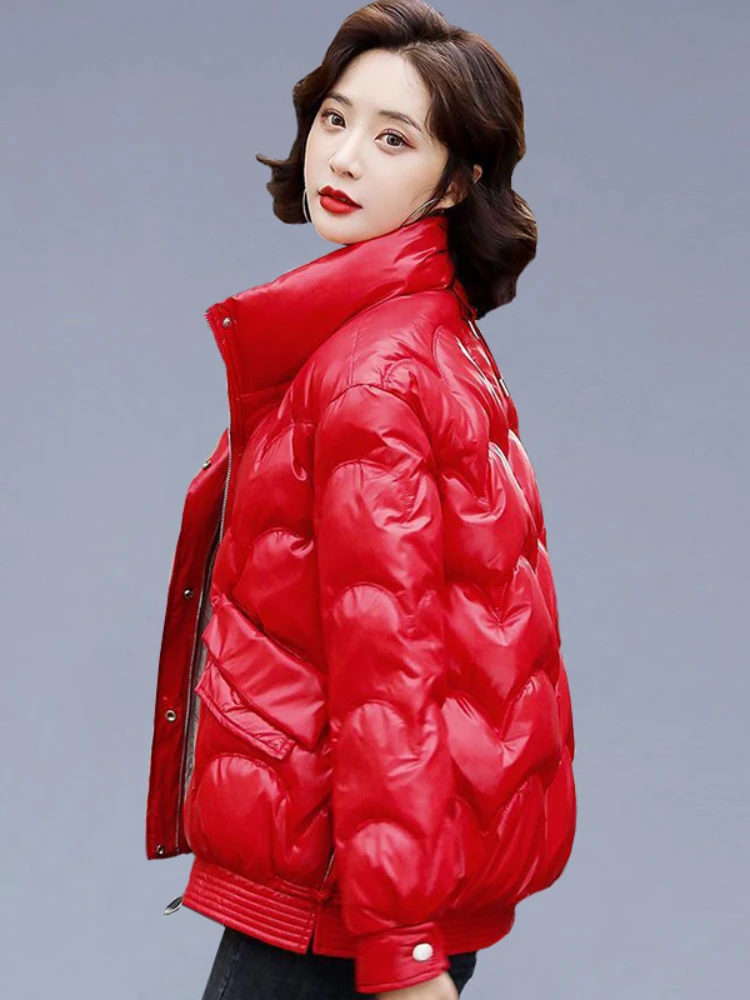 Women's Winter Jacket New Solid Color Super Hot Red Loose Grace WarmTop Casual Streetwear Coats Female Parkas Clothes Women
Women's Winter Jacket New Solid Color Super Hot Red Loose Grace WarmTop Casual Streetwear Coats Female Parkas Clothes Women
