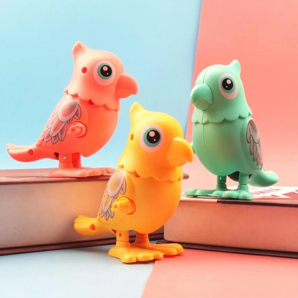 Funny Jumping Parrot Wind Up Toys Cartoon Bird Clockwork Toy Model Toy Game Educational Toys for Children Kids Gift Random Color
Funny Jumping Parrot Wind Up Toys Cartoon Bird Clockwork Toy Model Toy Game Educational Toys for Children Kids Gift Random Color