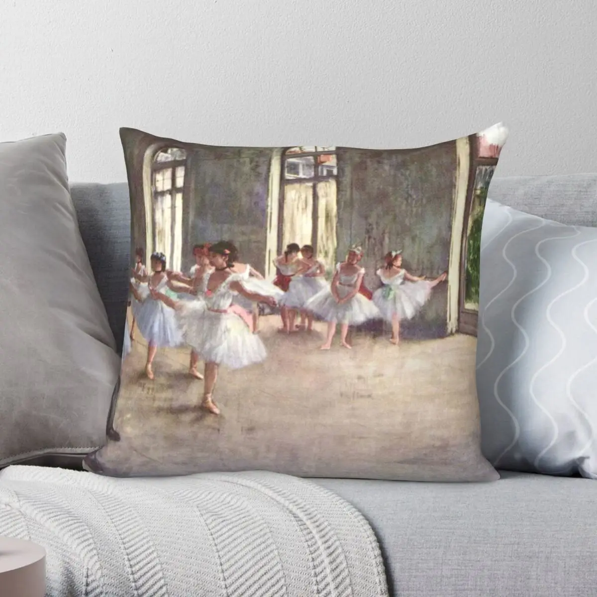 Ballerinas Rehearsing Dancing Pillowcase Polyester Linen Velvet Pattern Zip Decorative Bed Cushion Cover Wholesale 45x45
Ballerinas Rehearsing Dancing Pillowcase Polyester Linen Velvet Pattern Zip Decorative Bed Cushion Cover Wholesale 45x45