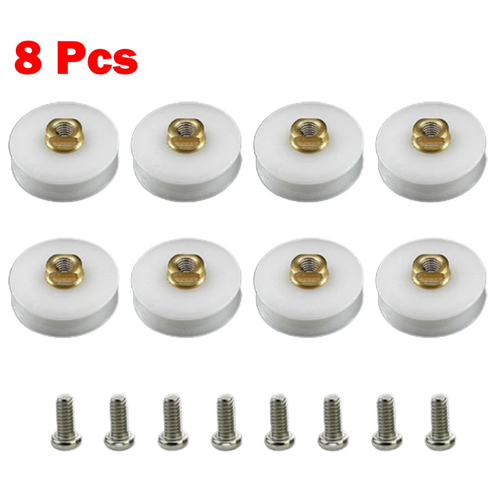 8pcs Shower Door Roller Door Pulley Gate Wheel Bathroom Glass Sliding Door Easy To Slide Waterproof Strong Load-bearing Capacity
8pcs Shower Door Roller Door Pulley Gate Wheel Bathroom Glass Sliding Door Easy To Slide Waterproof Strong Load-bearing Capacity