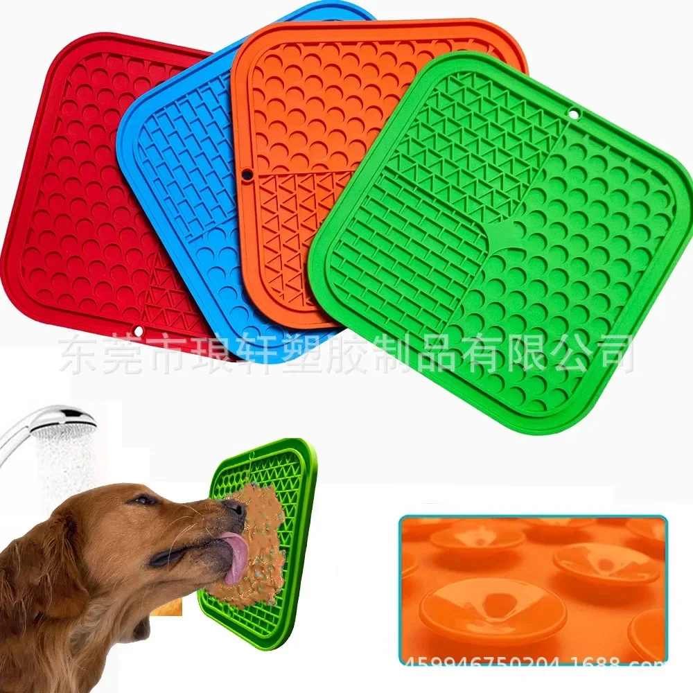 

Silicone Pet Suction Cup Licking Pad Food Grade Pet Meal Slow Food Pad Dog Slow Food Pad Dog Licking Pad корм влажный для кошек