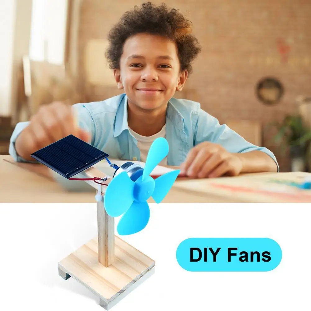 Students' DIY solar Fan Skills Training Educational Toy Model Kit Wooden Puzzle Kids DIY Science Toy for Children
Students' DIY solar Fan Skills Training Educational Toy Model Kit Wooden Puzzle Kids DIY Science Toy for Children