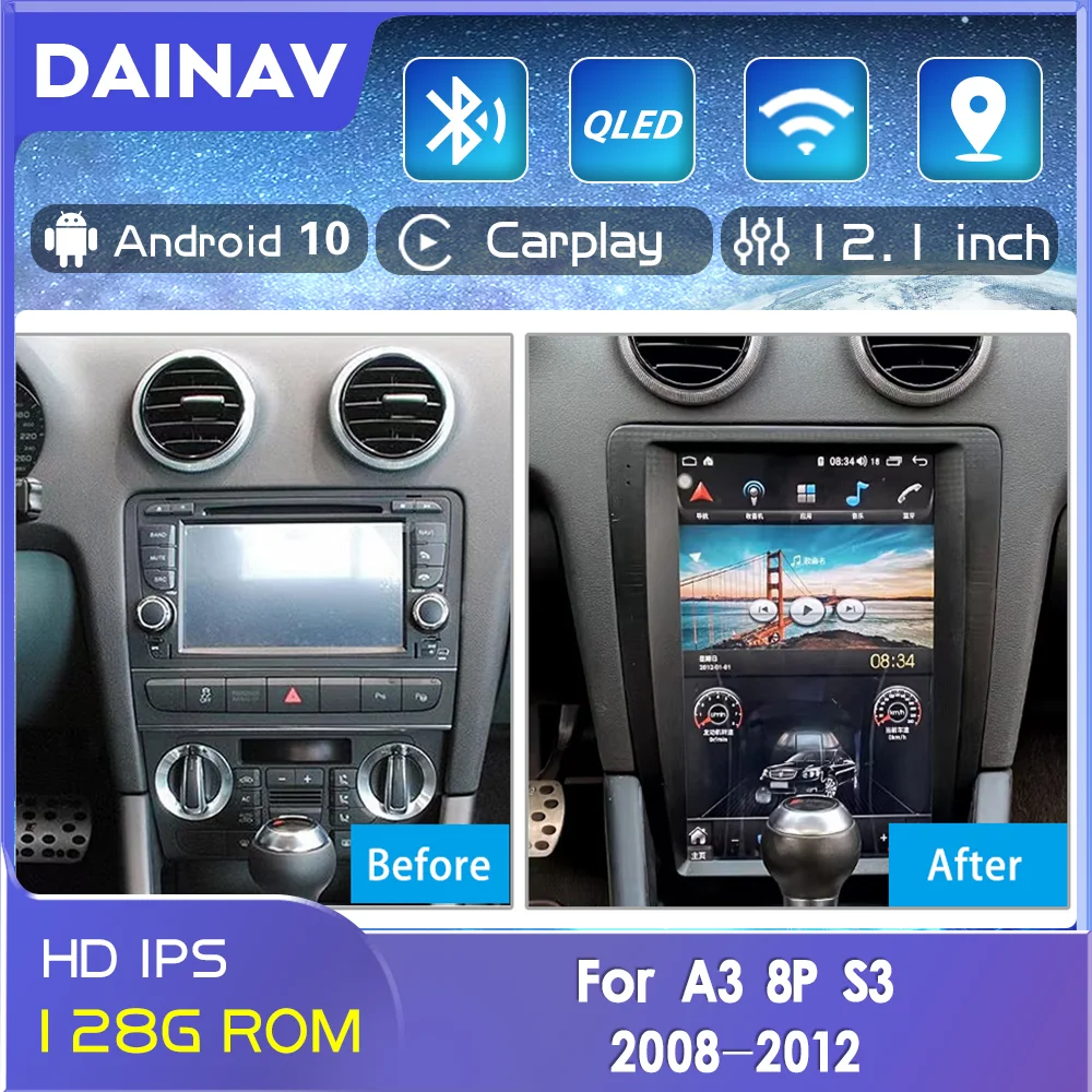 Автомобильный радиоприемник Android 12,1 для Audi A3 8P S3 2008-2012, автомобильный GPS-навигатор, видеоприемник, мультимедийный стереомагнитофон
Автомобильный радиоприемник Android 12,1 для Audi A3 8P S3 2008-2012, автомобильный GPS-навигатор, видеоприемник, мультимедийный стереомагнитофон