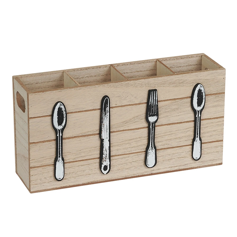 European-style Wooden Tableware Storage Box Kitchen Tableware Storage Fork Knife Stand Spoon Cutlery Storage Holder Drain Rack
European-style Wooden Tableware Storage Box Kitchen Tableware Storage Fork Knife Stand Spoon Cutlery Storage Holder Drain Rack