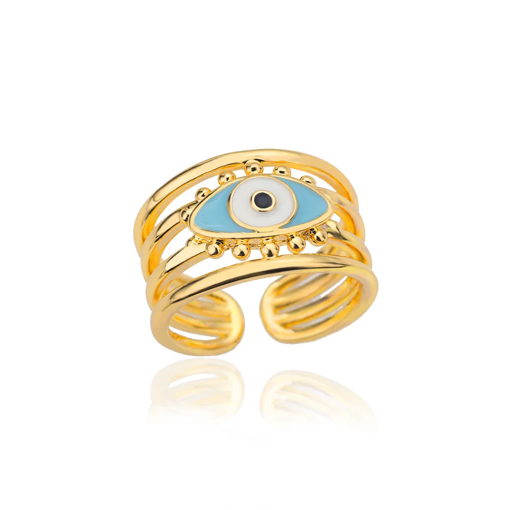Stainless Steel Evil Eye Rings For Women Gold Color Layers Zircon Enamel Ring Birthday Christmas Jewelry Gift Bijoux Femme
Stainless Steel Evil Eye Rings For Women Gold Color Layers Zircon Enamel Ring Birthday Christmas Jewelry Gift Bijoux Femme