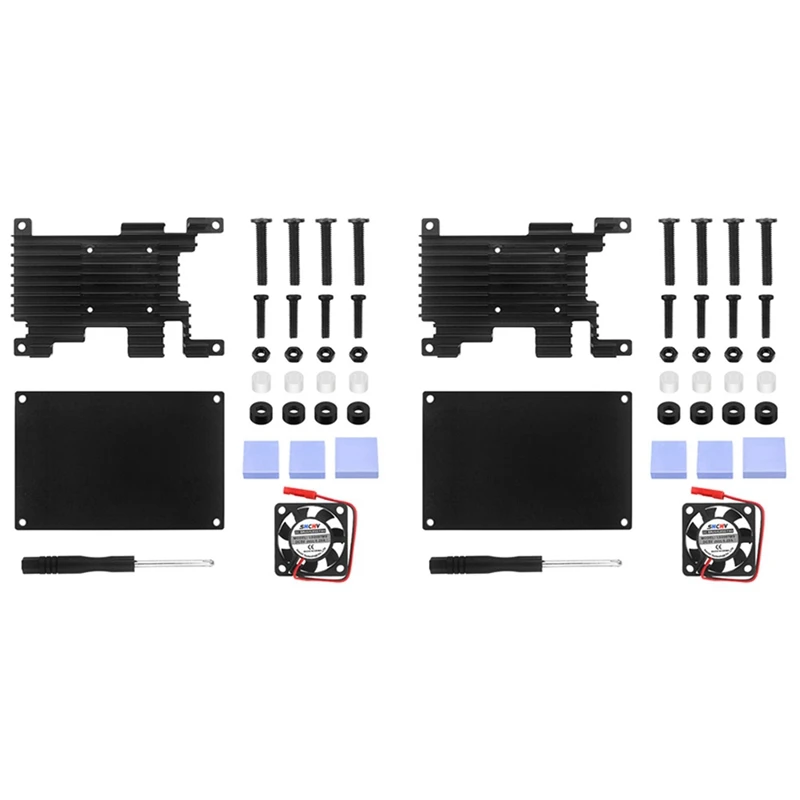 2X For Orange Pi 3 LTS Aluminum Case With Cooling Fan Development Board Protection Cooling Shell
2X For Orange Pi 3 LTS Aluminum Case With Cooling Fan Development Board Protection Cooling Shell