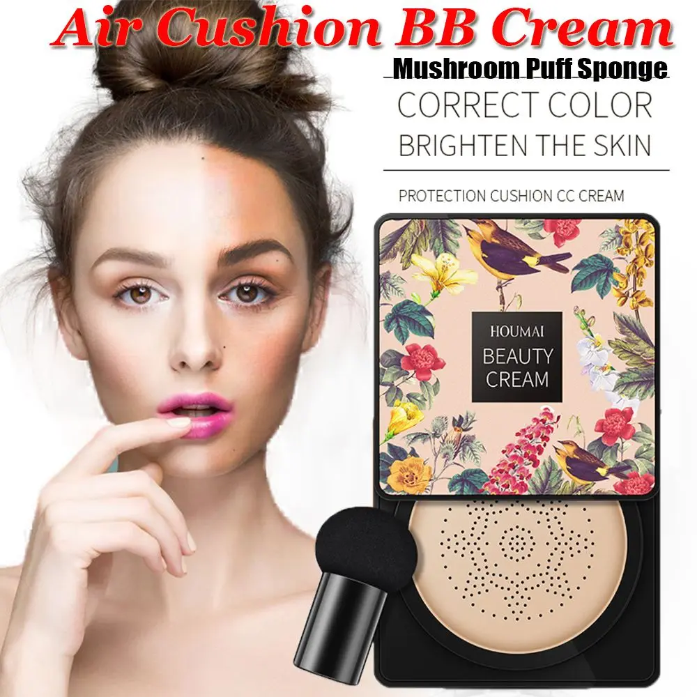 Air Cushion BB Cream Natural Ivory White Waterproof Brightening Concealer Foundation+Mushroom Puff Sponge Face Skin Care
Air Cushion BB Cream Natural Ivory White Waterproof Brightening Concealer Foundation+Mushroom Puff Sponge Face Skin Care