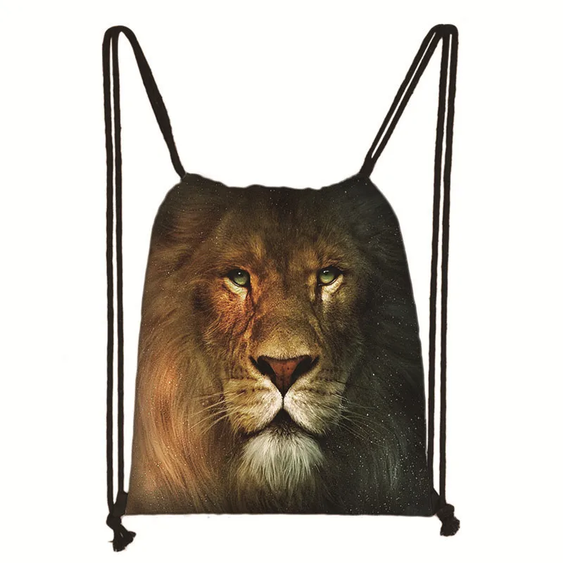 Animal Lion Tiger Leopard Printing Backpack For Teenagers Casual Drawstring Bags Women Men Shoulder Bag for Travel Shoes Holder
Animal Lion Tiger Leopard Printing Backpack For Teenagers Casual Drawstring Bags Women Men Shoulder Bag for Travel Shoes Holder
