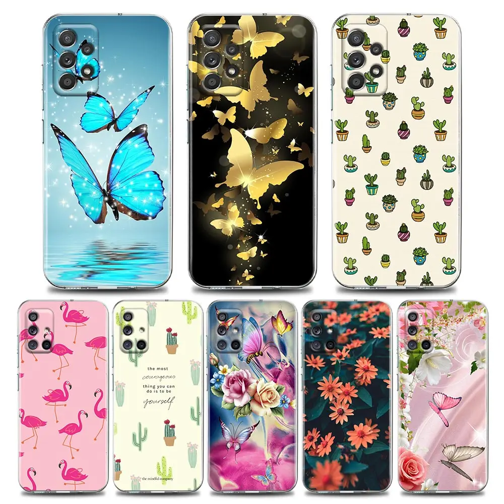 Flower and Butterfly Clear Phone Case for Samsung A01 A02 A02s A11 A12 A21 S A31 A41 A32 A51 A71 A42 A52 A72 Soft Silicone
Flower and Butterfly Clear Phone Case for Samsung A01 A02 A02s A11 A12 A21 S A31 A41 A32 A51 A71 A42 A52 A72 Soft Silicone