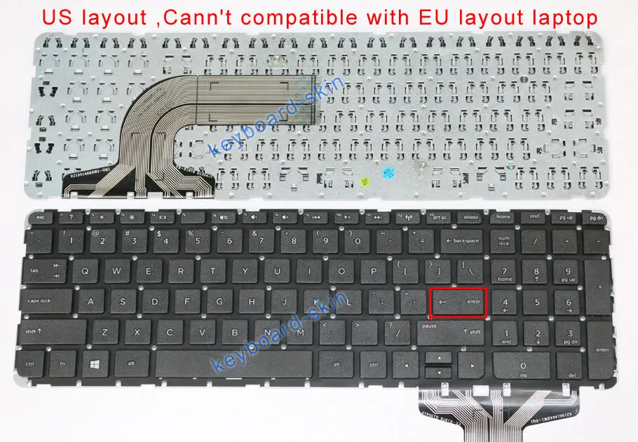 Новая клавиатура US без рамки для ноутбука HP Pavilion TPN-F113 15-D 15-D00000 15-Dxxxxxx 15-d069wm (15-DA 15-DB 15-DC.... И т. д.)
Новая клавиатура US без рамки для ноутбука HP Pavilion TPN-F113 15-D 15-D00000 15-Dxxxxxx 15-d069wm (15-DA 15-DB 15-DC.... И т. д.)