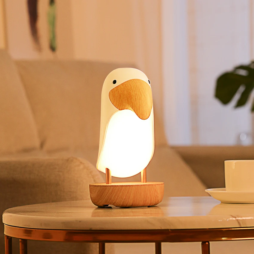 LED Toucan Bird Night Light Modern Nordic USB TableLamp Home Luminaria Rechargeable Bedroom Decor Study Indoor Lighting Dimmable
LED Toucan Bird Night Light Modern Nordic USB TableLamp Home Luminaria Rechargeable Bedroom Decor Study Indoor Lighting Dimmable