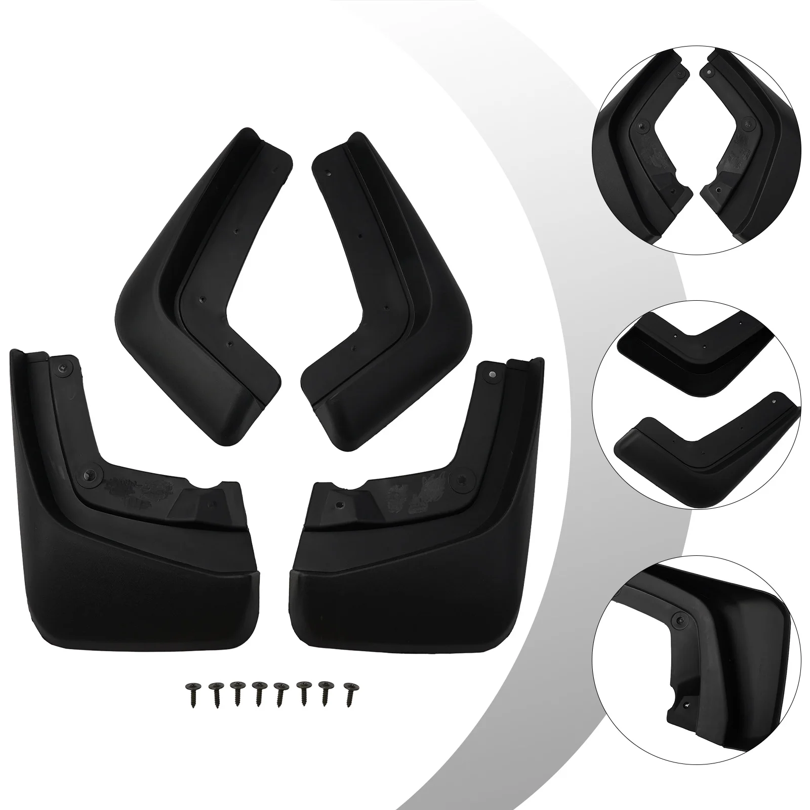 Mud Flaps Fenders Black Burst Flash Front Rear Mudguards Parts Plastic Replacement Splash Guards Vehicle Durable
Mud Flaps Fenders Black Burst Flash Front Rear Mudguards Parts Plastic Replacement Splash Guards Vehicle Durable
