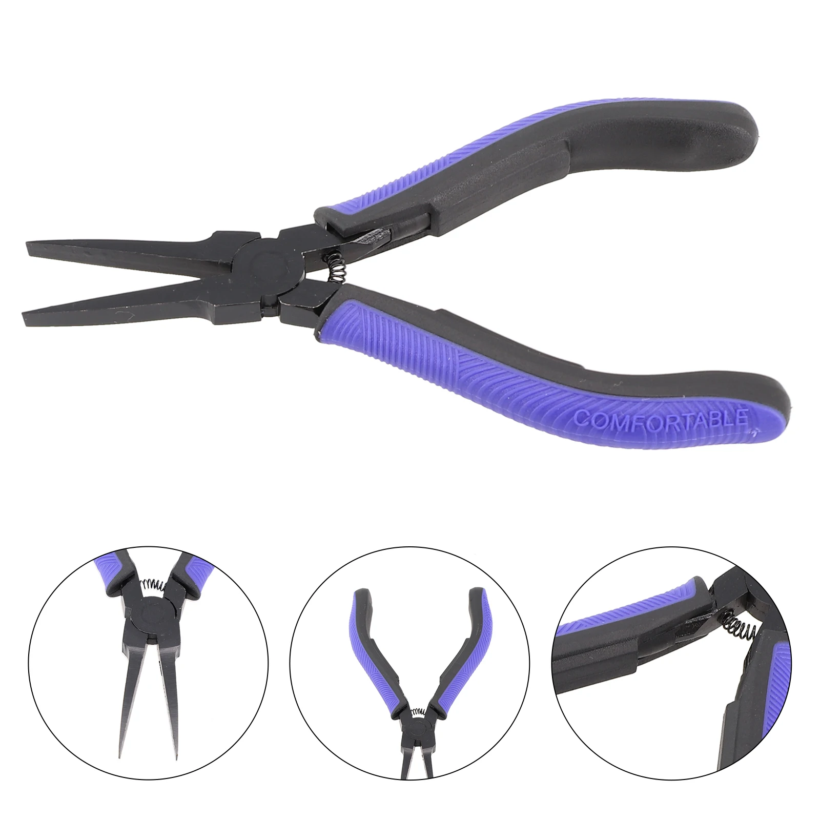 Brand New For Jewelry DIY Tool Winding Pliers Flat Nose Pliers Carbon Steel Toothless 138mm/ 5.43'' Anti Slip
Brand New For Jewelry DIY Tool Winding Pliers Flat Nose Pliers Carbon Steel Toothless 138mm/ 5.43'' Anti Slip