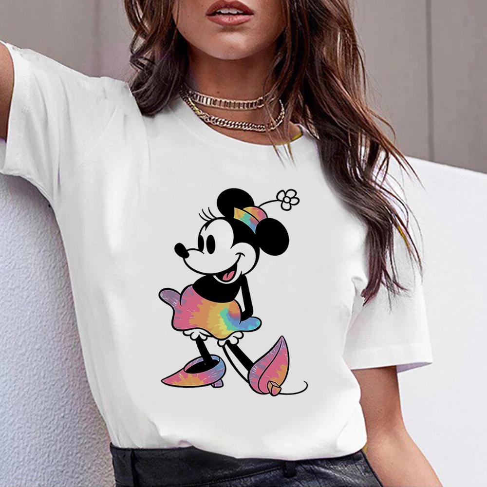 Disney Classic Style Minnie Print T-shirt American Harajuku Youthful Trend Y2k Clothes Summer Basic Tops Women Free Shipping 
Disney Classic Style Minnie Print T-shirt American Harajuku Youthful Trend Y2k Clothes Summer Basic Tops Women Free Shipping