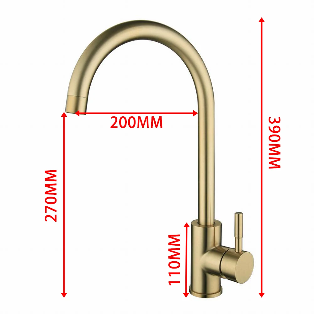 Faucet Kitchen 360° Rotatable Brushed Nickel Round High Rise Gooseneck Swivel Tap Sink Cold And Hot Faucet For Bathroom
Faucet Kitchen 360° Rotatable Brushed Nickel Round High Rise Gooseneck Swivel Tap Sink Cold And Hot Faucet For Bathroom