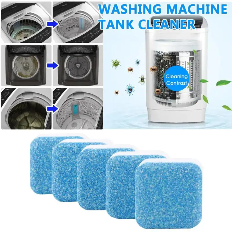 

1/5/10/20Pcs Washing Machine Cleaner Effervescent Tablets Deep Cleaning Washer Machine Remove Dirt Detergent