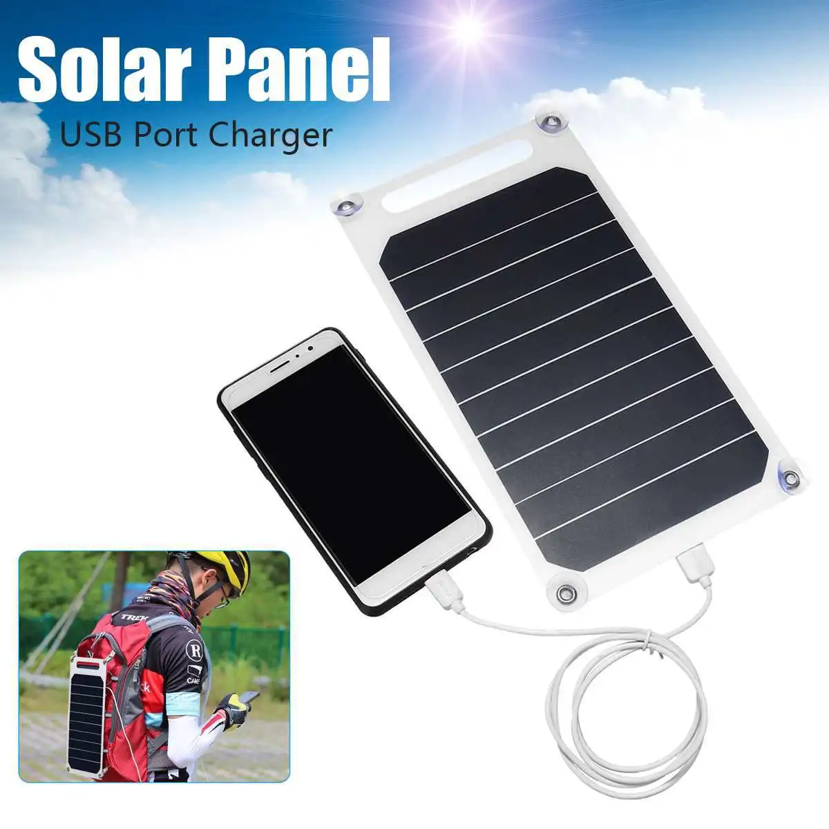 10W Mini Backpack Solar Panel USB Mobile Phone Direct Charging OEM Monocrystalline Silicon High Conversion Rate Solar Panel
10W Mini Backpack Solar Panel USB Mobile Phone Direct Charging OEM Monocrystalline Silicon High Conversion Rate Solar Panel
