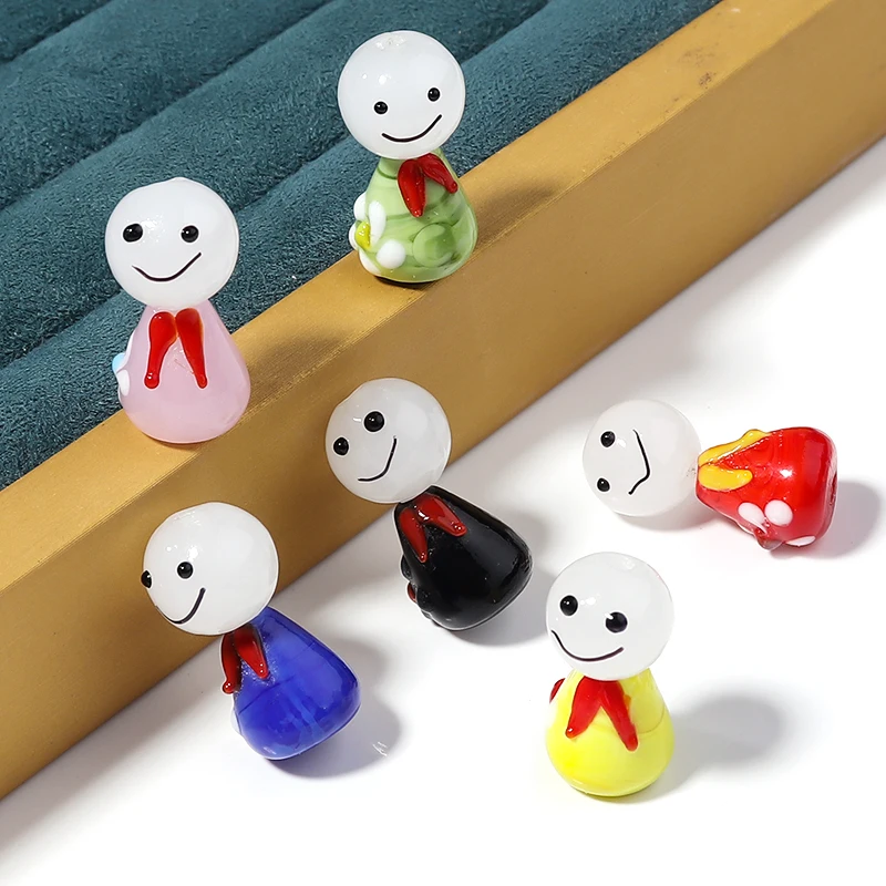 3 sets/lot Smiley Snowman Lampwork Glass Beads Loose Beads Spacer Beads For Jewelry Diy Making Necklace Bracelet Accessories
3 sets/lot Smiley Snowman Lampwork Glass Beads Loose Beads Spacer Beads For Jewelry Diy Making Necklace Bracelet Accessories