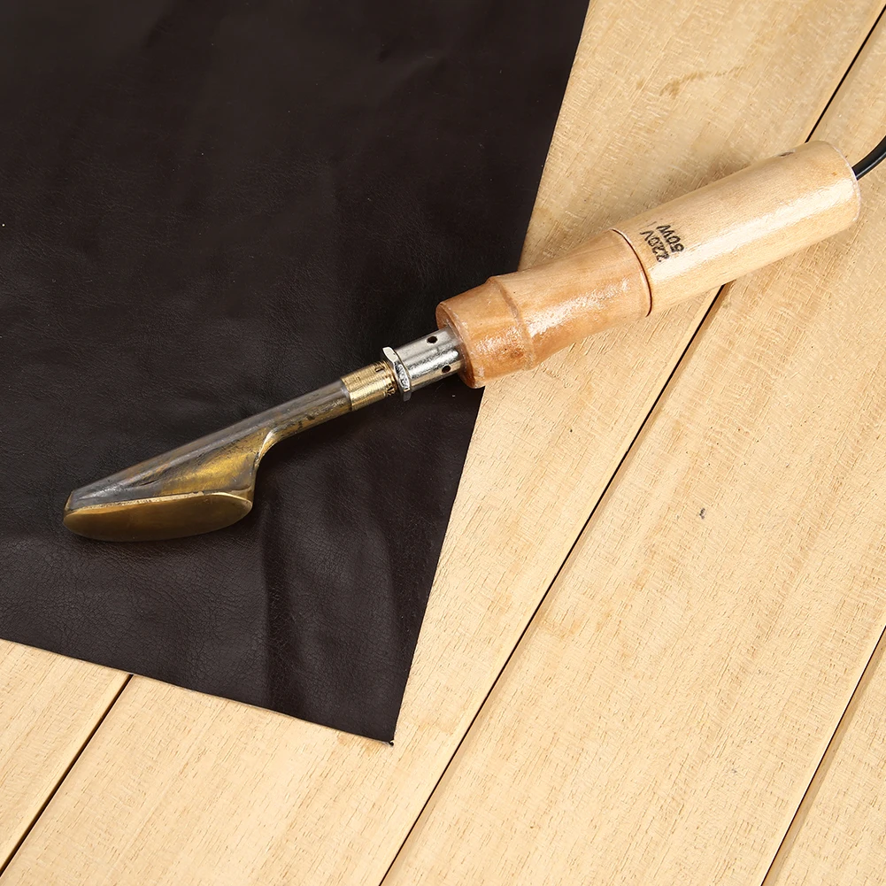 Mini Electric Iron Strong Toughness Electric Portable Wood Handle Portable for Leather Clothing Bag Shoes Crafting
Mini Electric Iron Strong Toughness Electric Portable Wood Handle Portable for Leather Clothing Bag Shoes Crafting