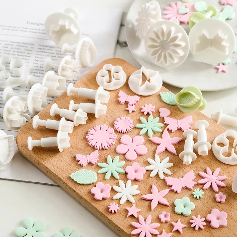 33pcs/set Plunger Fondant Cutter Cake Tools DIY Cookie Biscuit Mould 3D Bakeware Baking Set Clay Polymer Pottery Embossing Mold
33pcs/set Plunger Fondant Cutter Cake Tools DIY Cookie Biscuit Mould 3D Bakeware Baking Set Clay Polymer Pottery Embossing Mold