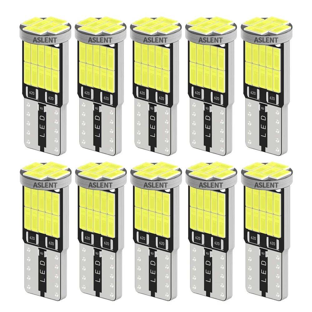 10 шт. W5W Led T10 168 194 Сигнальная лампа Canbus 4014 26SMD Для салона автомобиля Карта Купольные фонари Парковочные позиционные огни белые 6000K
10 шт. W5W Led T10 168 194 Сигнальная лампа Canbus 4014 26SMD Для салона автомобиля Карта Купольные фонари Парковочные позиционные огни белые 6000K