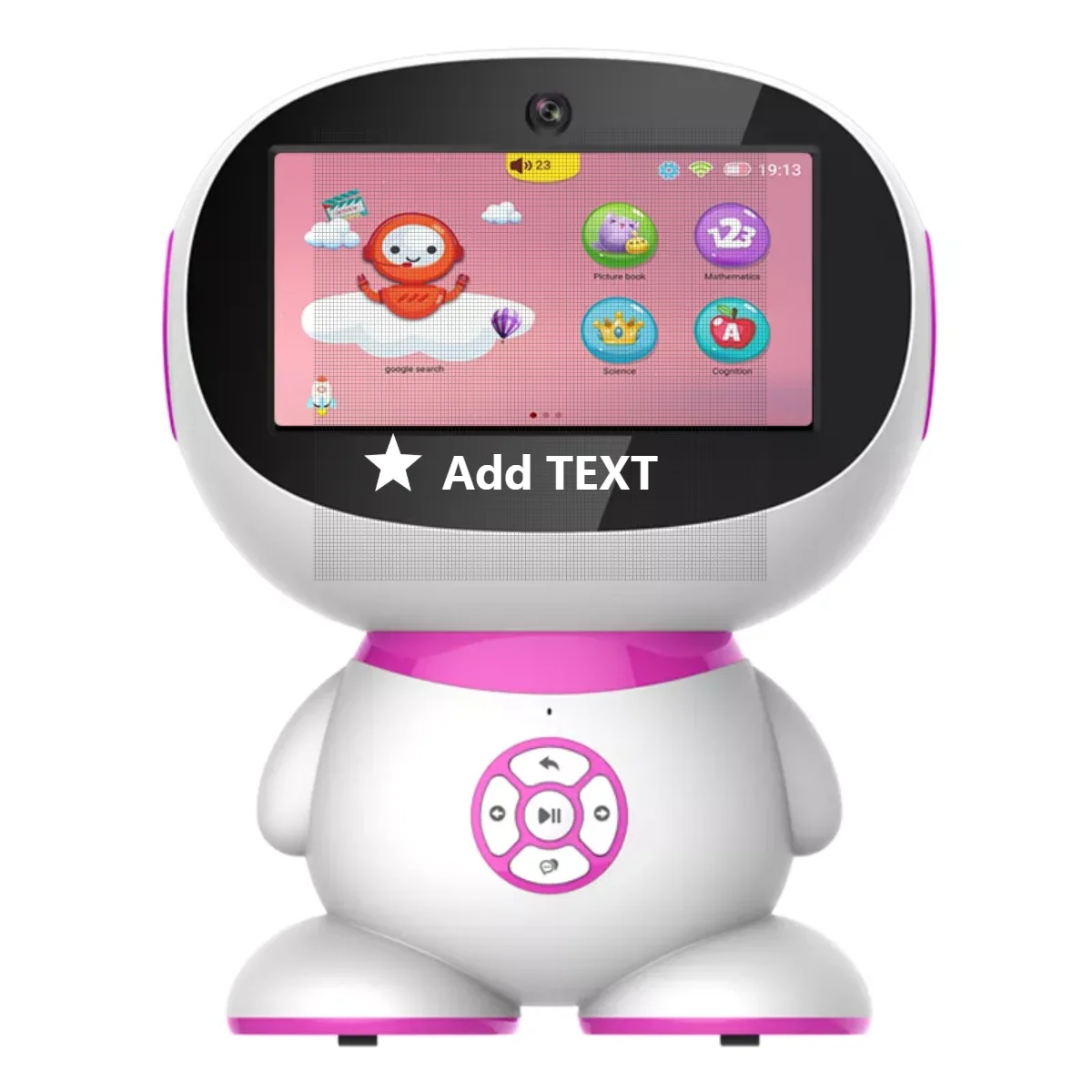 

Умный развивающий игрушечный робот с 7-дюймовым экраном для детей