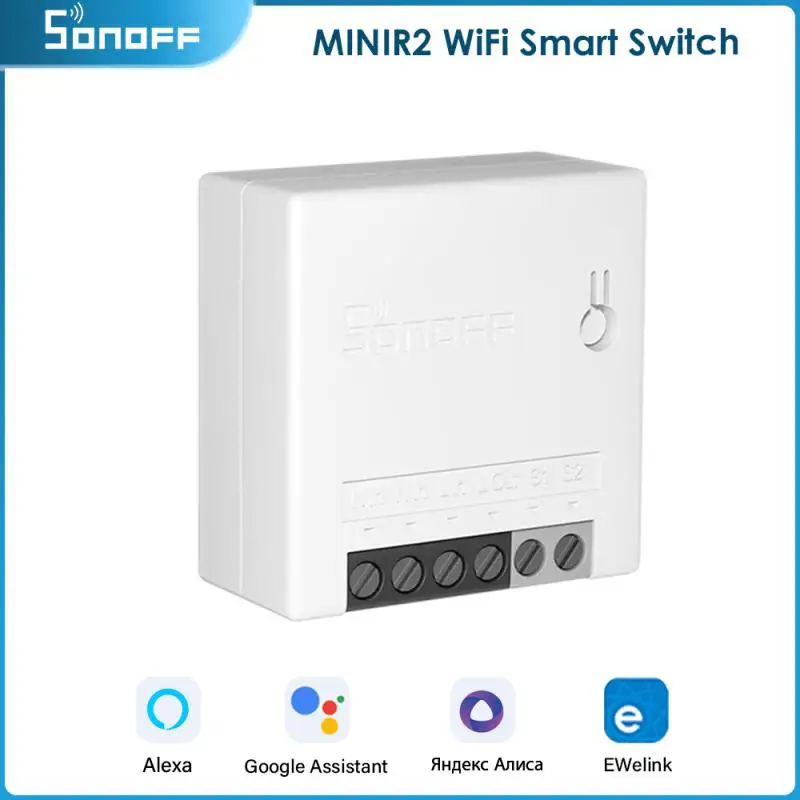 1-10Pcs SONOFF MINIR2 Esp32 Mini R2 Wifi Mini Switch Timer Smart Home Automation Kits, EWelink Alexa Google Home Assistant Alice
1-10Pcs SONOFF MINIR2 Esp32 Mini R2 Wifi Mini Switch Timer Smart Home Automation Kits, EWelink Alexa Google Home Assistant Alice