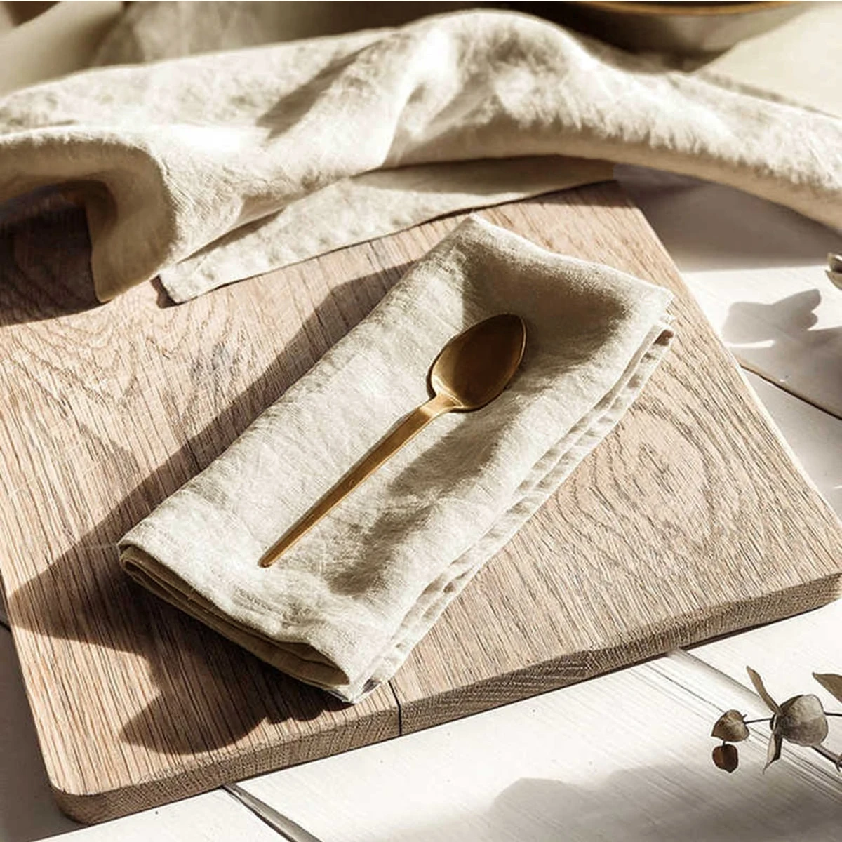 Бежевые столовые салфетки из хлопка, набор из 10 штук
Бежевые столовые салфетки из хлопка, набор из 10 штук