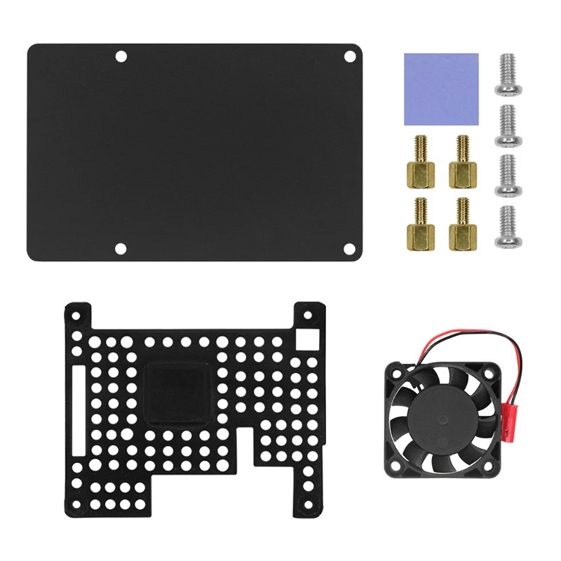 Алюминиевый радиатор для Raspberry Pi 4B/3B +/3B с корпусом вентилятора охлаждения
Алюминиевый радиатор для Raspberry Pi 4B/3B +/3B с корпусом вентилятора охлаждения