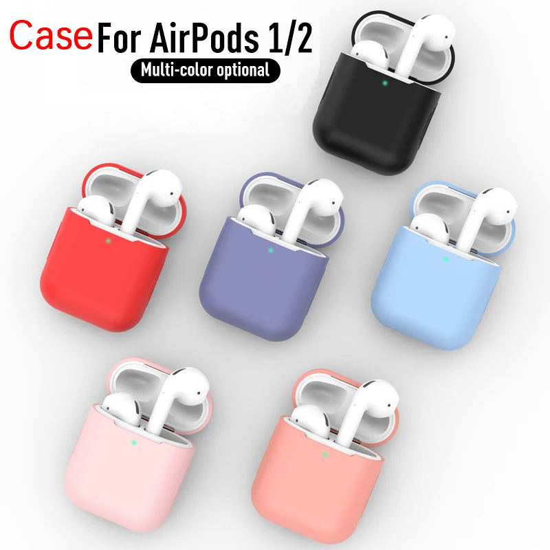 Soft Silicone Case for Airpods 1/2 Protective Bluetooth-compatible Wireless Earphone Case for Apple Air Pods Charging Box Bag
Soft Silicone Case for Airpods 1/2 Protective Bluetooth-compatible Wireless Earphone Case for Apple Air Pods Charging Box Bag