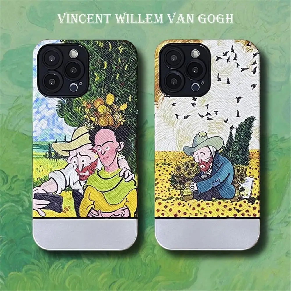 Van Gogh Oil on Canvas Flower Field Phone Case for iPhone 14 Pro Max Sand Grain Silicone for iPhone 11 12 13 Luxury Hard Case
Van Gogh Oil on Canvas Flower Field Phone Case for iPhone 14 Pro Max Sand Grain Silicone for iPhone 11 12 13 Luxury Hard Case