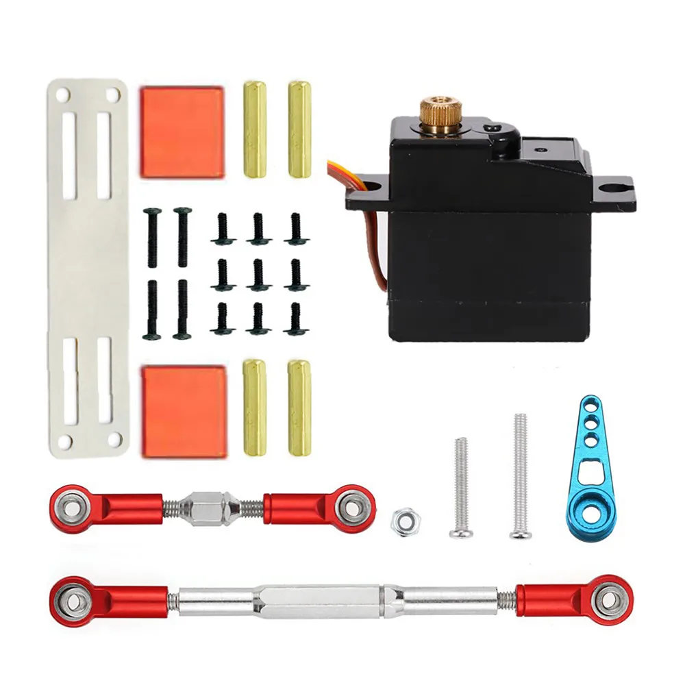 Axle Steering Gear 17g Kit Metal Servo Rod Kit Modified Accessories for WPL Climbing Car C14 C24 Truck
Axle Steering Gear 17g Kit Metal Servo Rod Kit Modified Accessories for WPL Climbing Car C14 C24 Truck