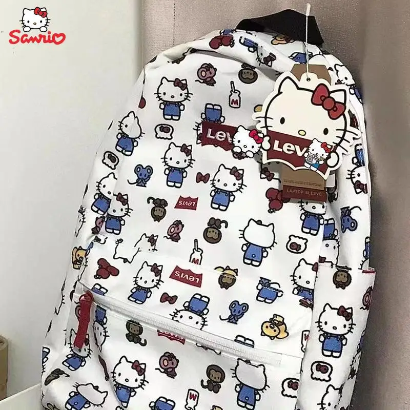Сумка Y2K Hello Kitty, новинка, модный рюкзак с мультипликационным рисунком, Женский Модный повседневный рюкзак, Студенческая сумка для компьютера в Корейском стиле
Сумка Y2K Hello Kitty, новинка, модный рюкзак с мультипликационным рисунком, Женский Модный повседневный рюкзак, Студенческая сумка для компьютера в Корейском стиле