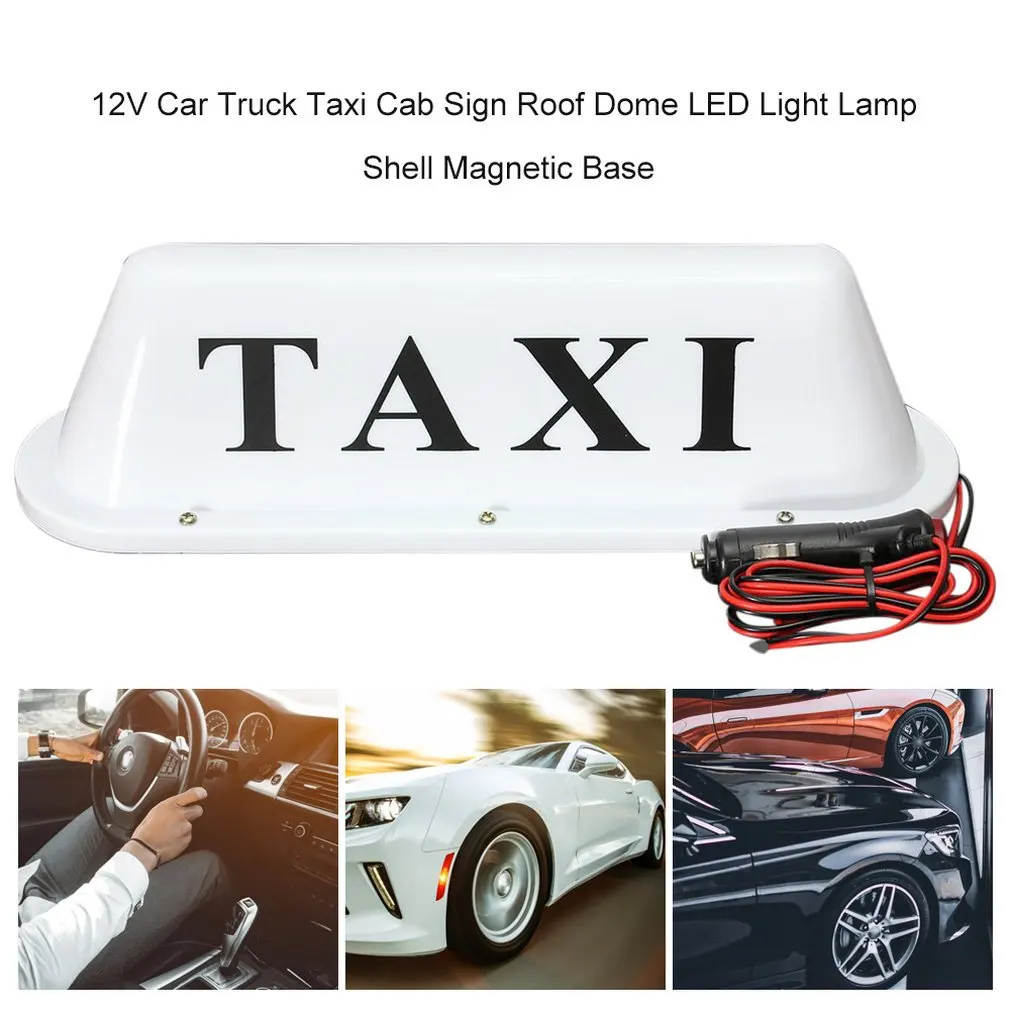 

Новый универсальный 12 в знак кабины для автомобиля грузовика такси купольная Светодиодная лампа на крышу корпус с магнитным основанием с г...