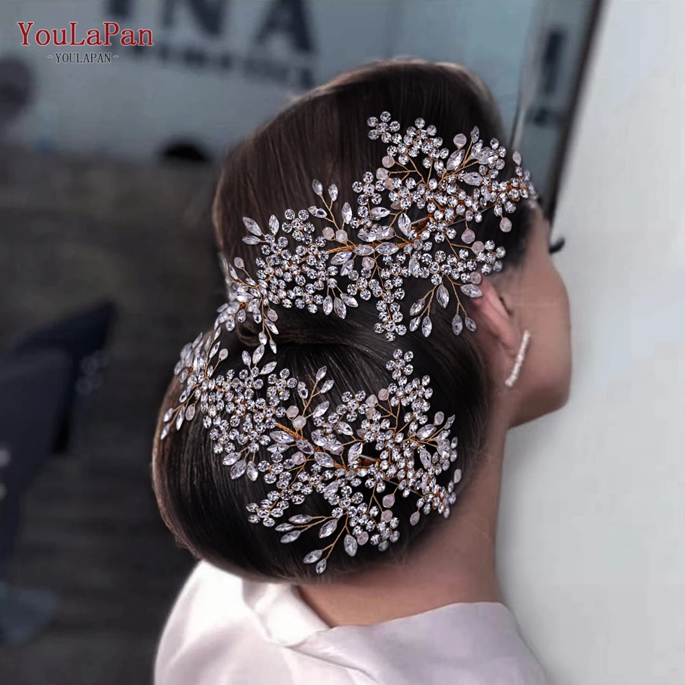 YouLaPan HP253-G Shiny Crystal Bridal Hair Clip Floral Wedding Hairpin Party Headdress Bride Hair Accessories Women Head Piece
YouLaPan HP253-G Shiny Crystal Bridal Hair Clip Floral Wedding Hairpin Party Headdress Bride Hair Accessories Women Head Piece