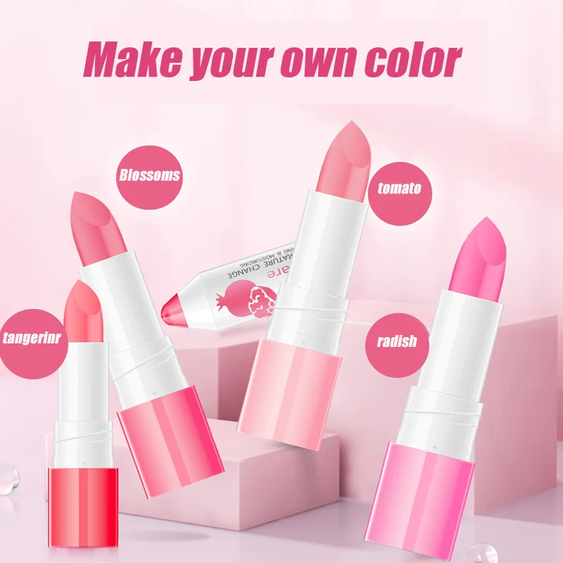 Moisturizing Temperature Change Lip Balm Moisturizing Anti-drying Lip Balm Lasting Not Easy To Fade Lipstick Makeup
Moisturizing Temperature Change Lip Balm Moisturizing Anti-drying Lip Balm Lasting Not Easy To Fade Lipstick Makeup