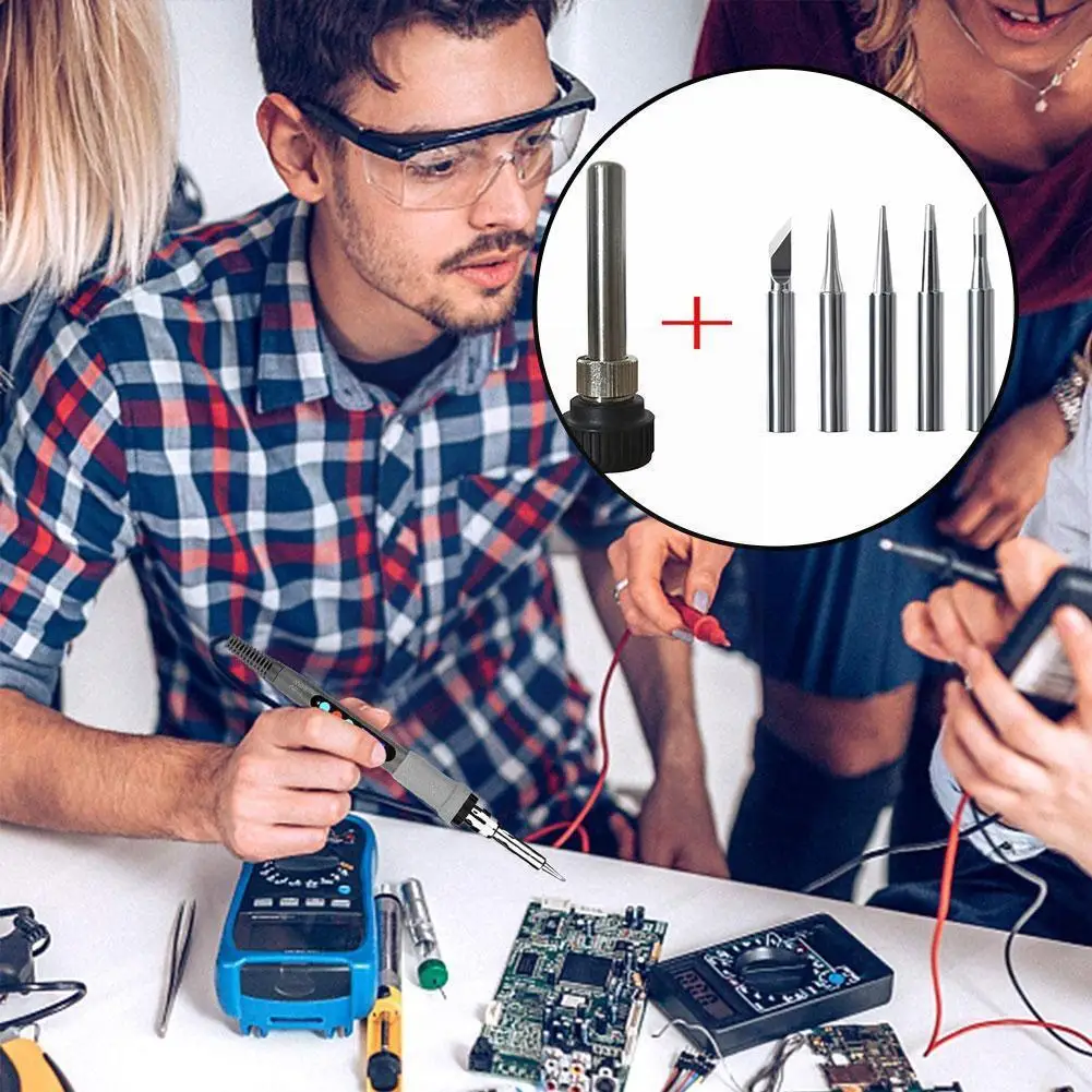 Soldering Iron Tip Soldering Station Soldering Iron Housing With Adapter Anti-static Soldering Solderin Handle Tip 5 Iron S B0c2
Soldering Iron Tip Soldering Station Soldering Iron Housing With Adapter Anti-static Soldering Solderin Handle Tip 5 Iron S B0c2