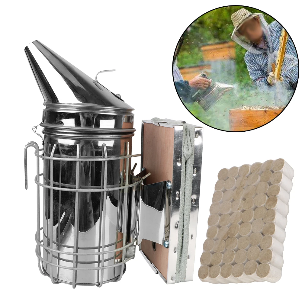 With Bee Smoke Bombs Beekeeper Dedicated Stainless Steel Apiculture Beekeeping Equipment Expeling Bees Bee Smoker Sprayer
With Bee Smoke Bombs Beekeeper Dedicated Stainless Steel Apiculture Beekeeping Equipment Expeling Bees Bee Smoker Sprayer