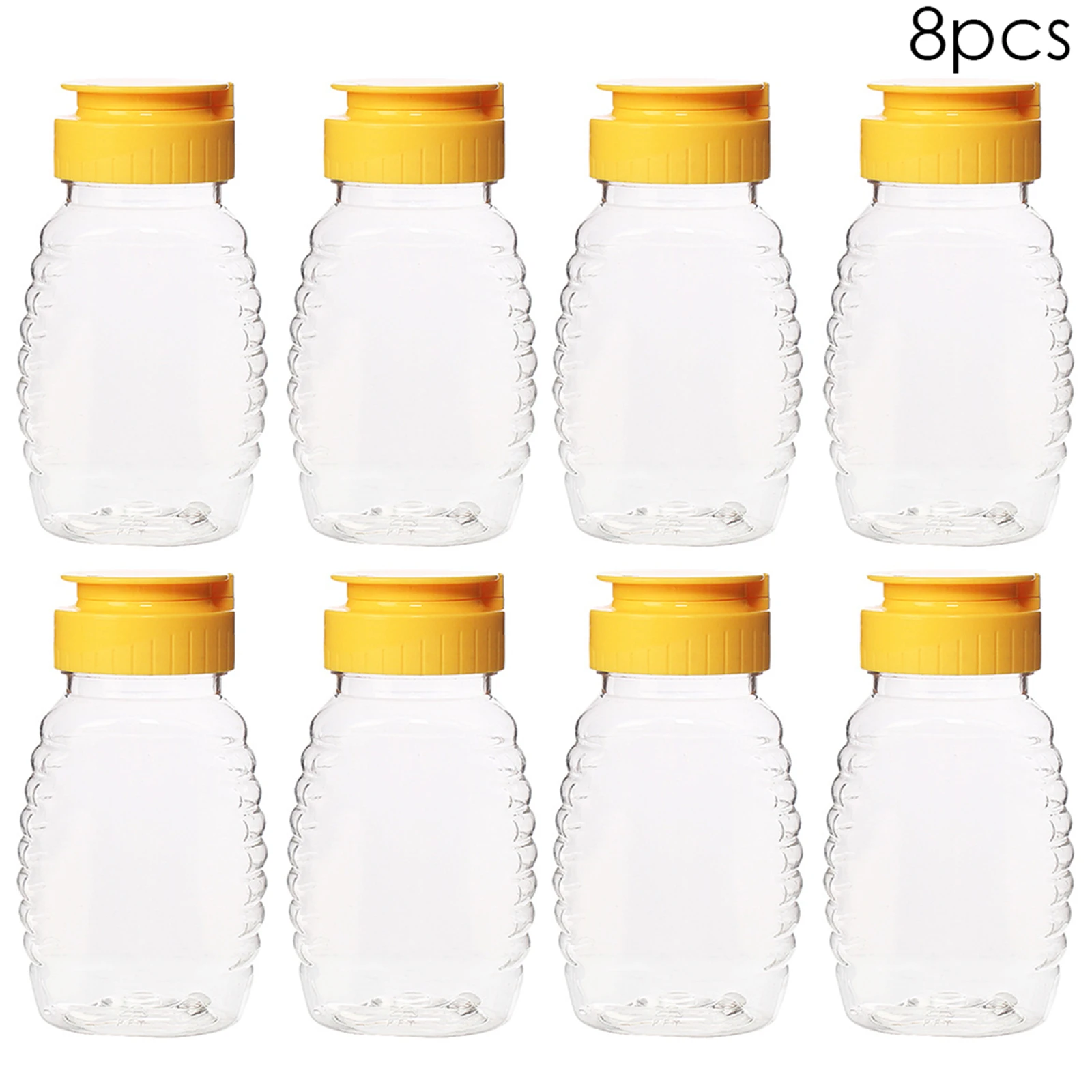 8 Pack 150ML Food Grade Honey Container Honey Squeeze Bottle With Leak Proof Flip-Top
8 Pack 150ML Food Grade Honey Container Honey Squeeze Bottle With Leak Proof Flip-Top
