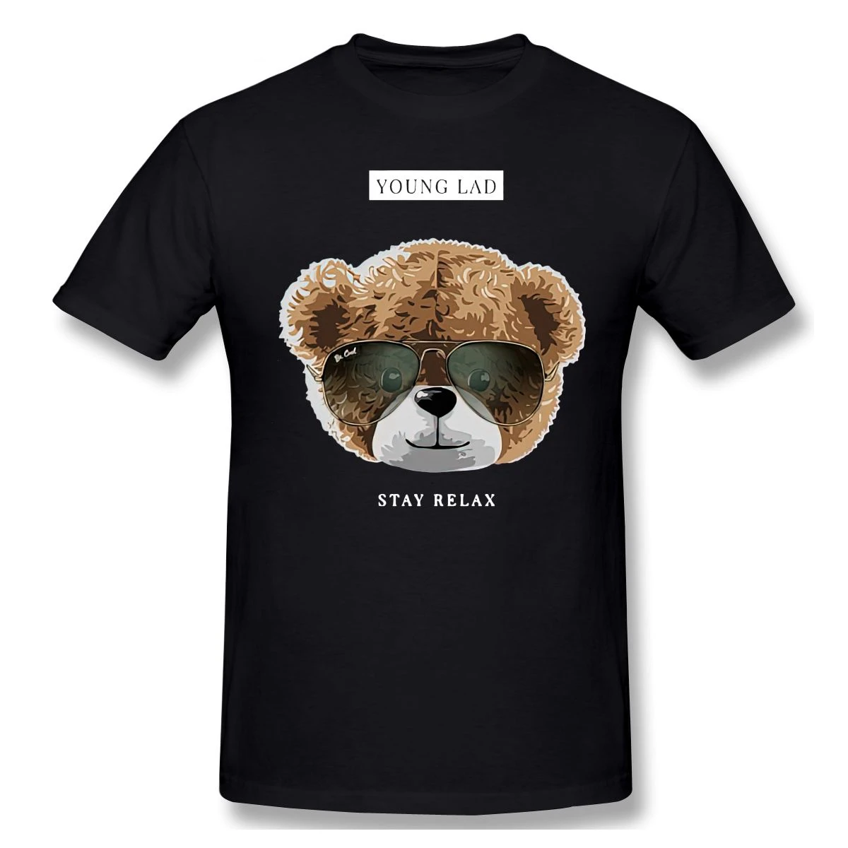 Футболка Young Lad Stay Relax Teddy Bear, футболка в стиле Харадзюку, женская брендовая футболка
Футболка Young Lad Stay Relax Teddy Bear, футболка в стиле Харадзюку, женская брендовая футболка