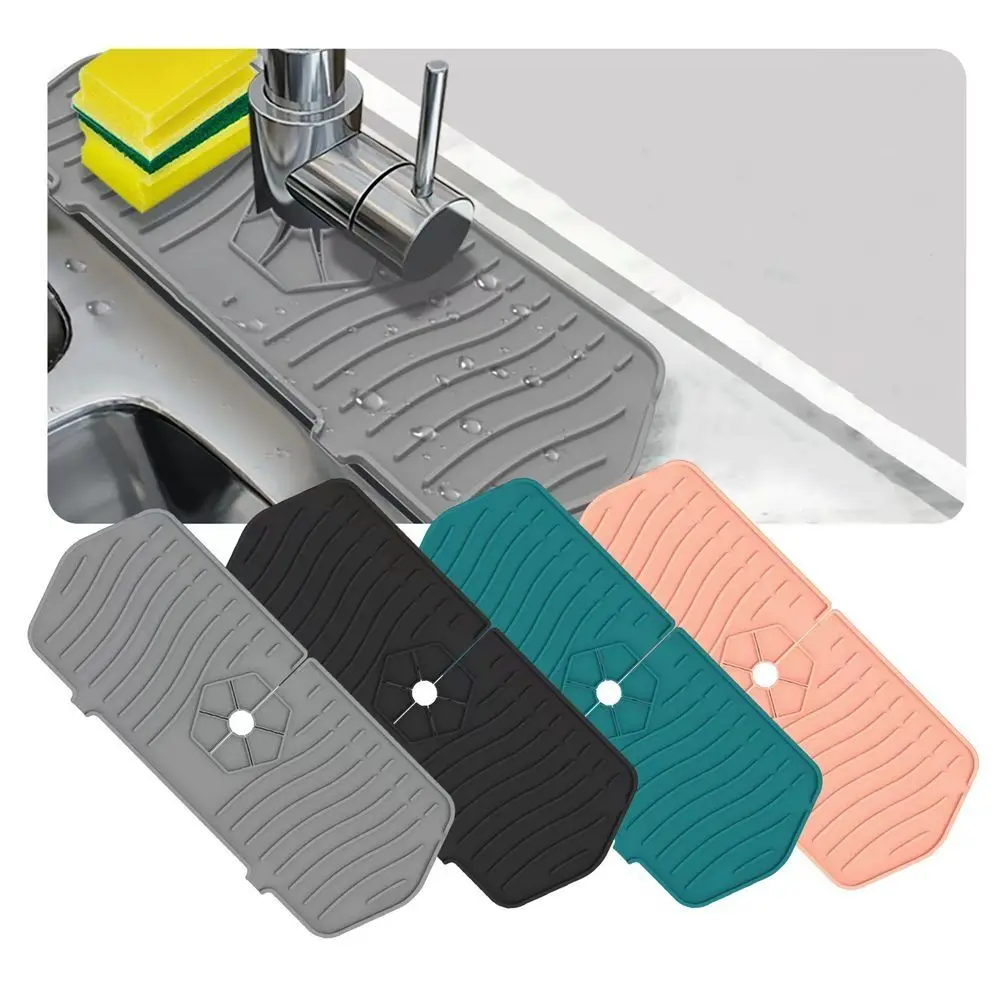 Bathroom Accessories Water Splash Guard Splash Catcher Silicone Drain Pad Faucet Wraparound Faucet Absorbent Mat
Bathroom Accessories Water Splash Guard Splash Catcher Silicone Drain Pad Faucet Wraparound Faucet Absorbent Mat