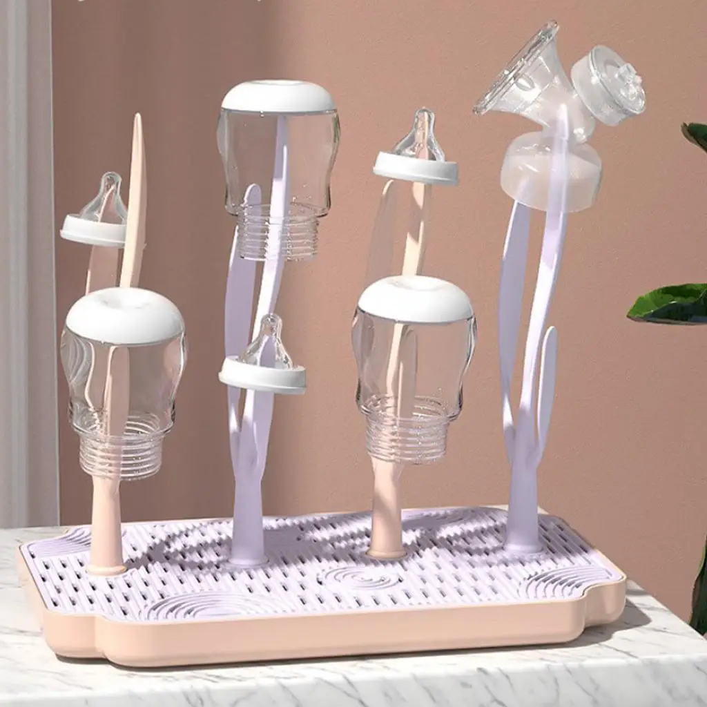 Detachable Baby Drying Rack Countertop Feeding Cup Cleaning Brush Dryer Holder 12 Brackets Storage for Baby and Toddler
Detachable Baby Drying Rack Countertop Feeding Cup Cleaning Brush Dryer Holder 12 Brackets Storage for Baby and Toddler