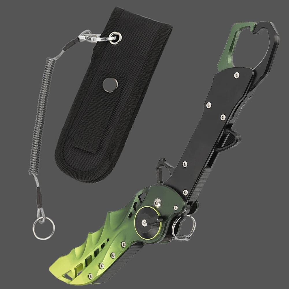 Fish Tongs Gripper Cutter Plier Lip Controller with Carabiner Live Buckle for Outdoor Fishing Tool Accessories
Fish Tongs Gripper Cutter Plier Lip Controller with Carabiner Live Buckle for Outdoor Fishing Tool Accessories