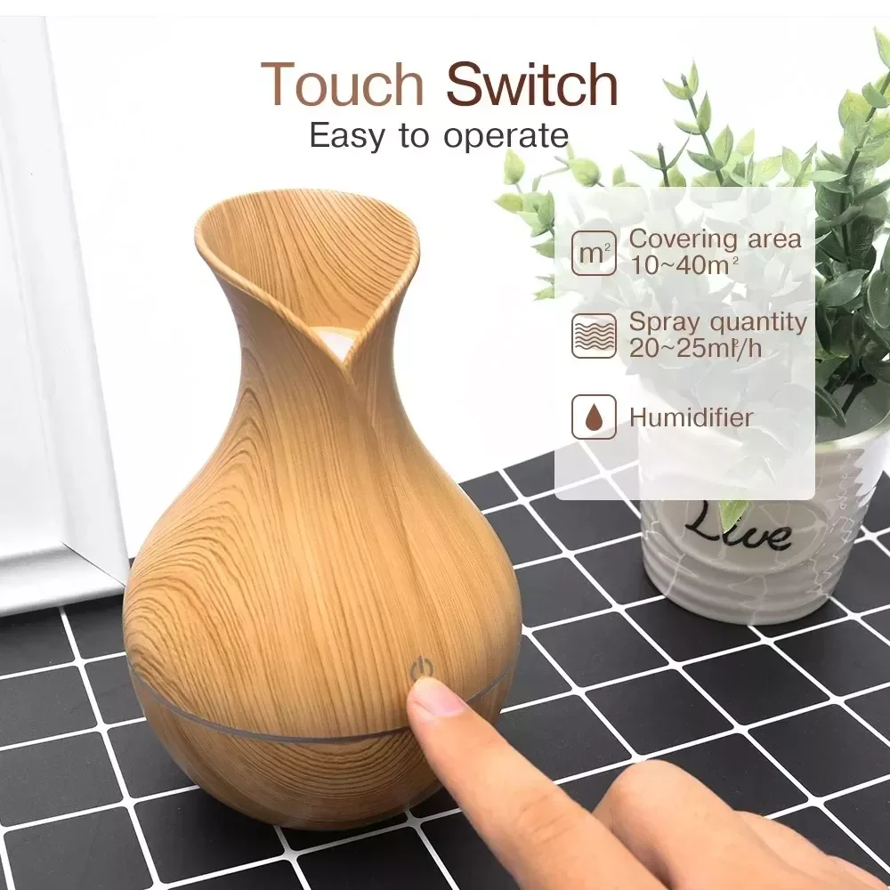 NEW2023 Wood Humidifier USB Essential Oil Diffuser Ultrasonic Humidifier Household Aroma Diffuser Aromatherapy Mist Maker With L
NEW2023 Wood Humidifier USB Essential Oil Diffuser Ultrasonic Humidifier Household Aroma Diffuser Aromatherapy Mist Maker With L